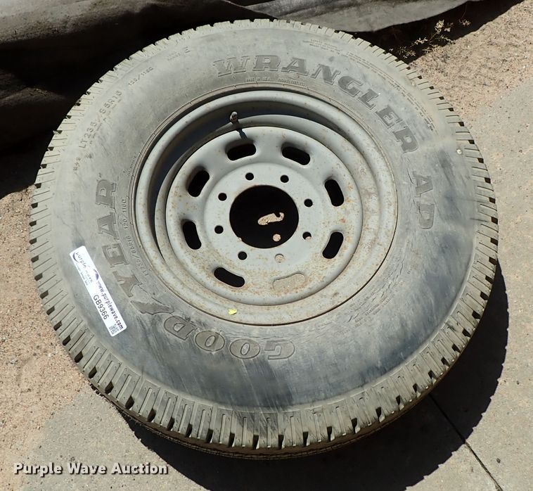 image for item GB9366 Goodyear 235/85R16 tire and wheel