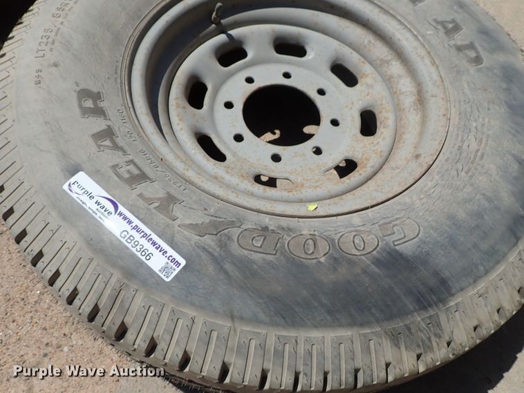 image for item GB9366 Goodyear 235/85R16 tire and wheel