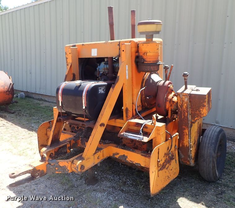 image for item GB9368 Wausau RT8A asphalt shilling rotary tiller