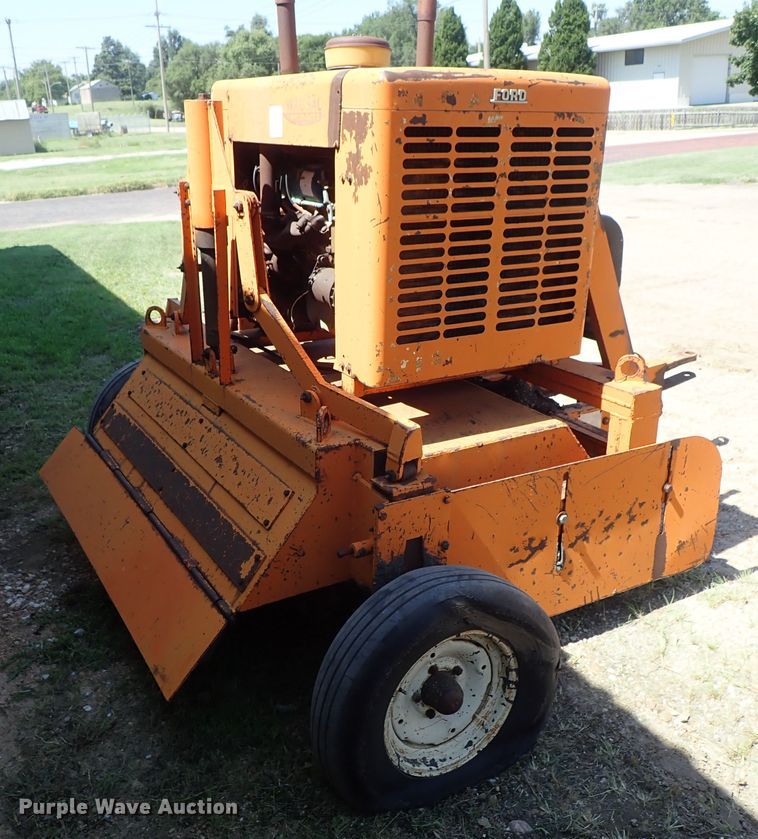 image for item GB9368 Wausau RT8A asphalt shilling rotary tiller