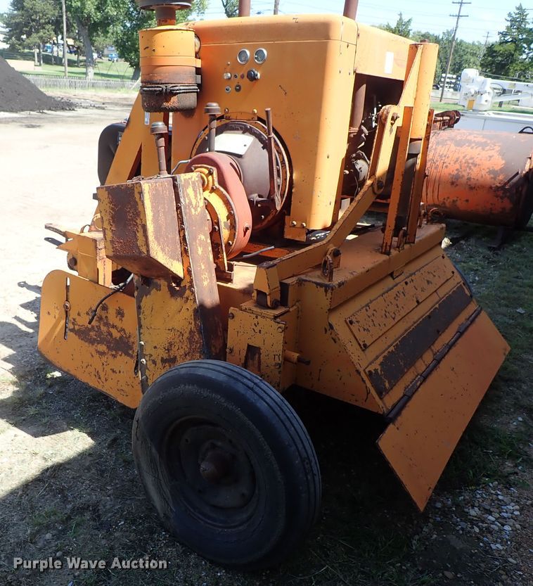 image for item GB9368 Wausau RT8A asphalt shilling rotary tiller