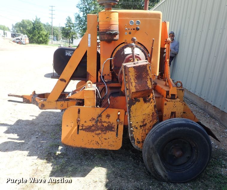 image for item GB9368 Wausau RT8A asphalt shilling rotary tiller