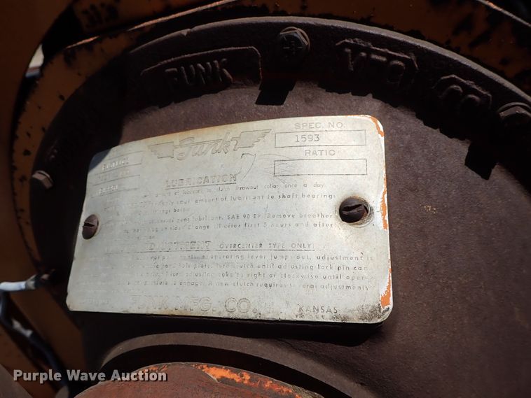 image for item GB9368 Wausau RT8A asphalt shilling rotary tiller