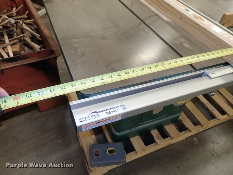 image for item GB9412 Powermatic 72 table saw