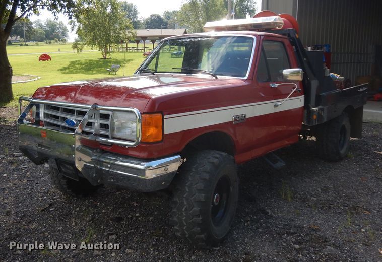 image for item GG9140 1990 Ford F350 brush fire truck