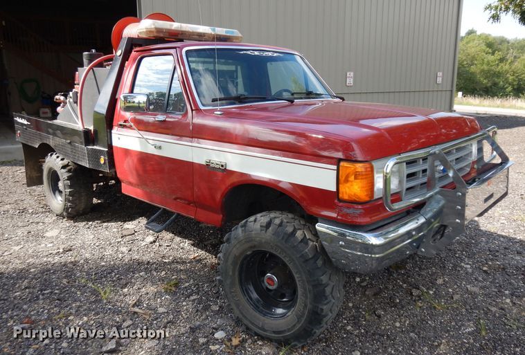 image for item GG9140 1990 Ford F350 brush fire truck