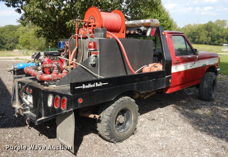 image for item GG9140 1990 Ford F350 brush fire truck