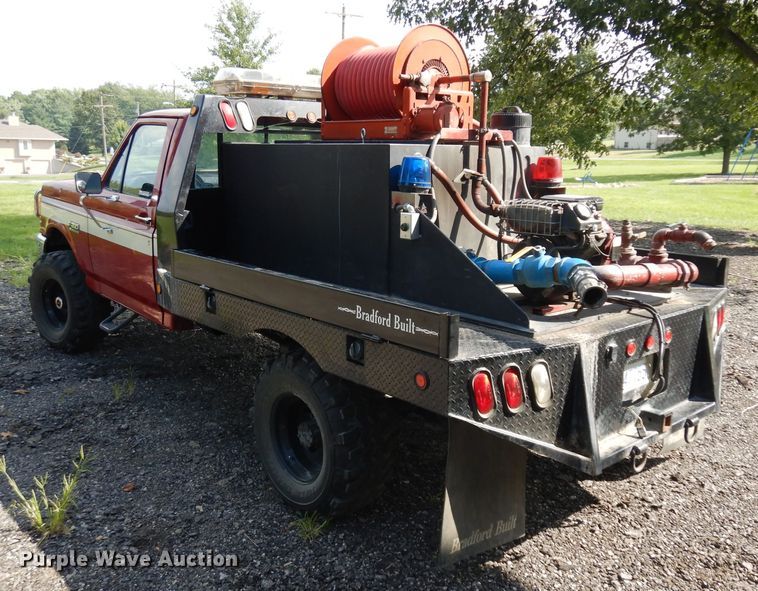 image for item GG9140 1990 Ford F350 brush fire truck