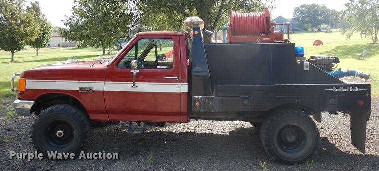 image for item GG9140 1990 Ford F350 brush fire truck