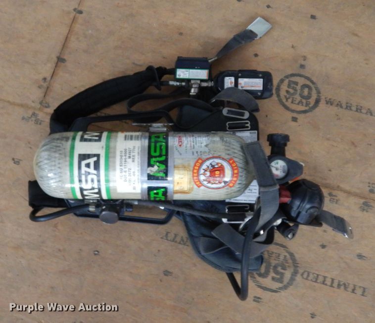 image for item GG9150 (9) MSA Firehawk packs/bottles