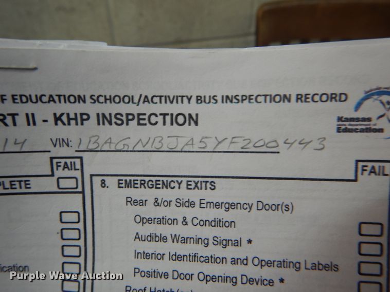 image for item GH9679 2000 Blue Bird LTC-40 coach bus