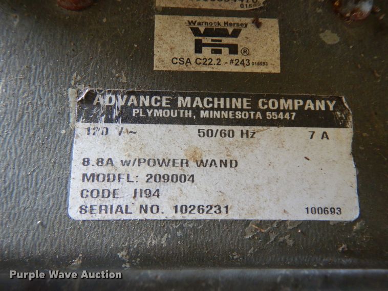 image for item GI9276 (2) Advance floor buffers