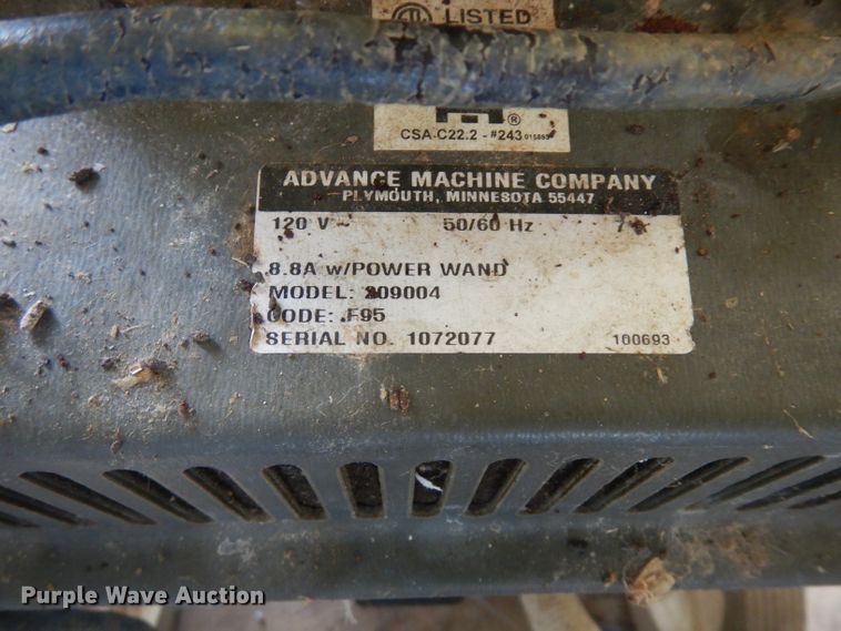 image for item GI9277 (2) Advance floor buffers
