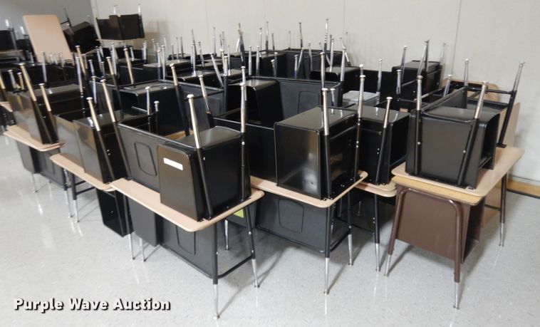 image for item GI9282 Approximately 50 school desks