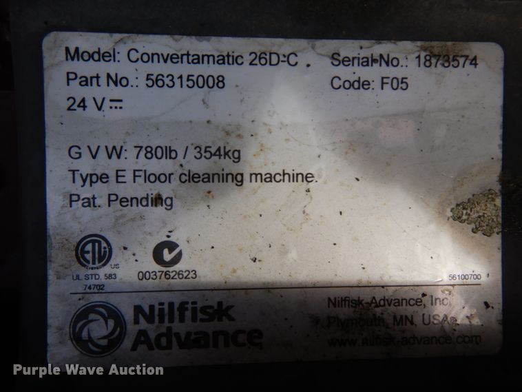 image for item GI9288 Advance floor buffer