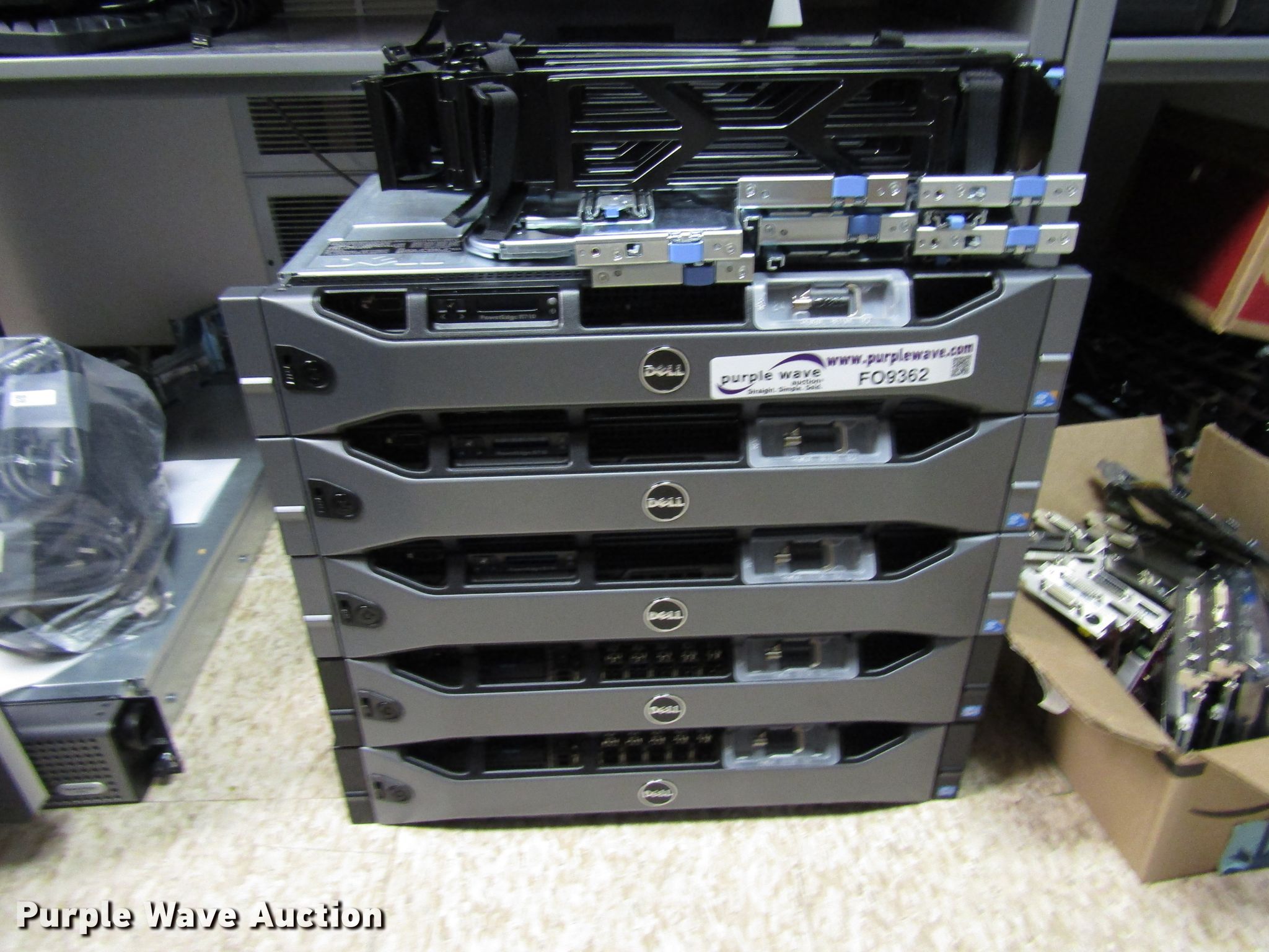 (7) Dell servers in Lawrence, KS Item FO9362 sold Purple Wave