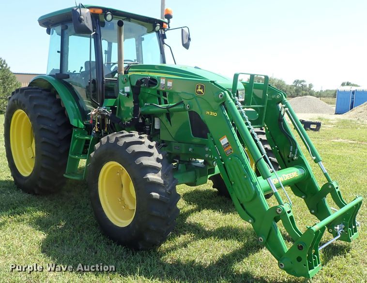 image for item DE0989 2014 John Deere 6105D MFWD tractor