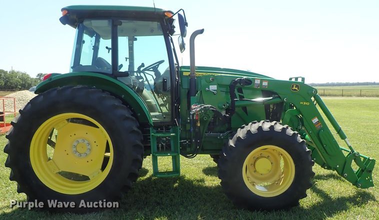 image for item DE0989 2014 John Deere 6105D MFWD tractor