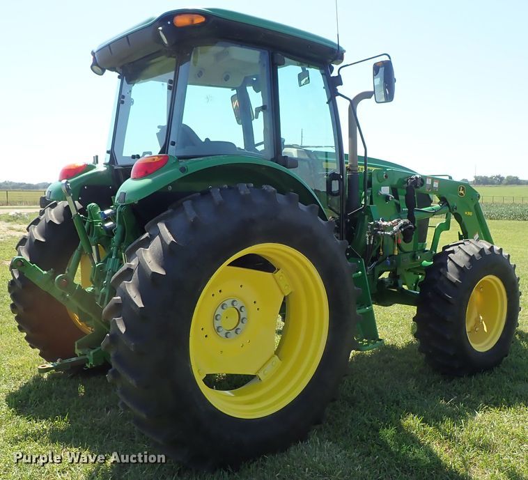 image for item DE0989 2014 John Deere 6105D MFWD tractor