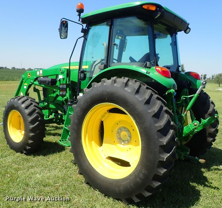 image for item DE0989 2014 John Deere 6105D MFWD tractor