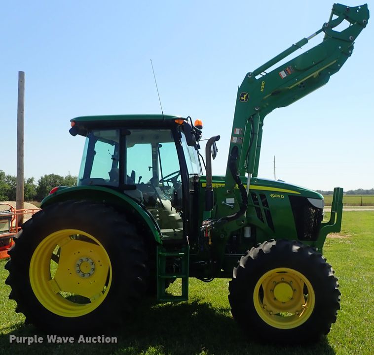 image for item DE0989 2014 John Deere 6105D MFWD tractor