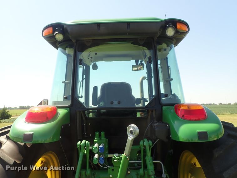 image for item DE0989 2014 John Deere 6105D MFWD tractor