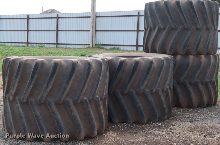 image for item DG4134 (4) Firestone Flotation 23DT 1250/45B32 tires