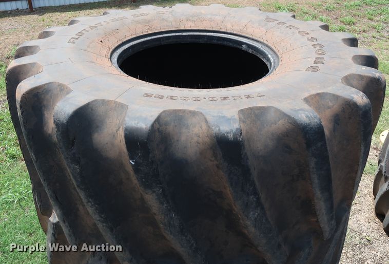image for item DG4134 (4) Firestone Flotation 23DT 1250/45B32 tires