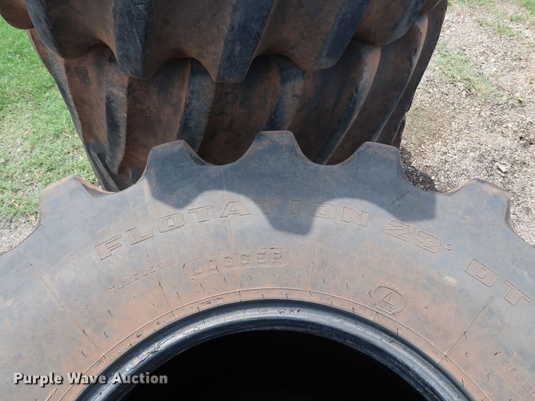 image for item DG4134 (4) Firestone Flotation 23DT 1250/45B32 tires