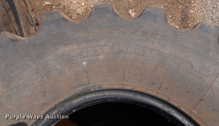 image for item DG4134 (4) Firestone Flotation 23DT 1250/45B32 tires