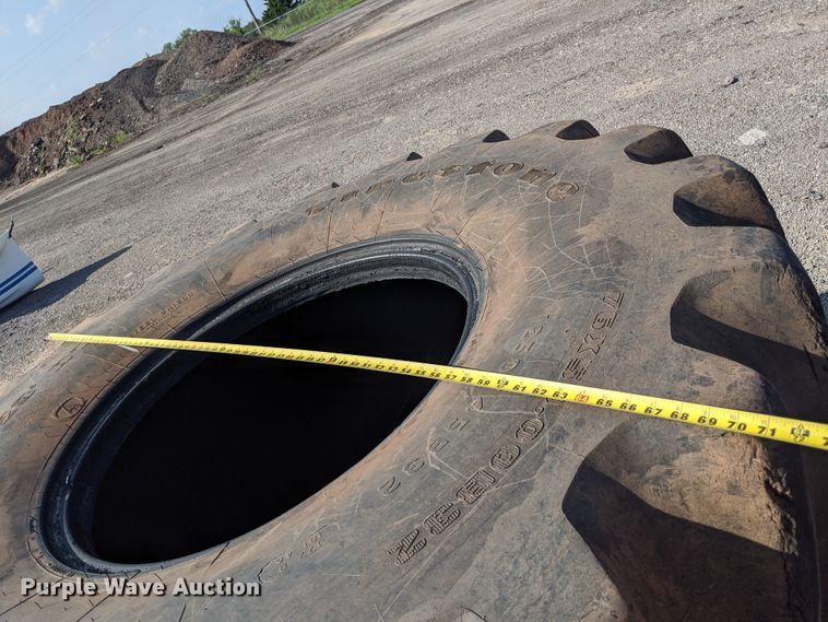 image for item DG4134 (4) Firestone Flotation 23DT 1250/45B32 tires