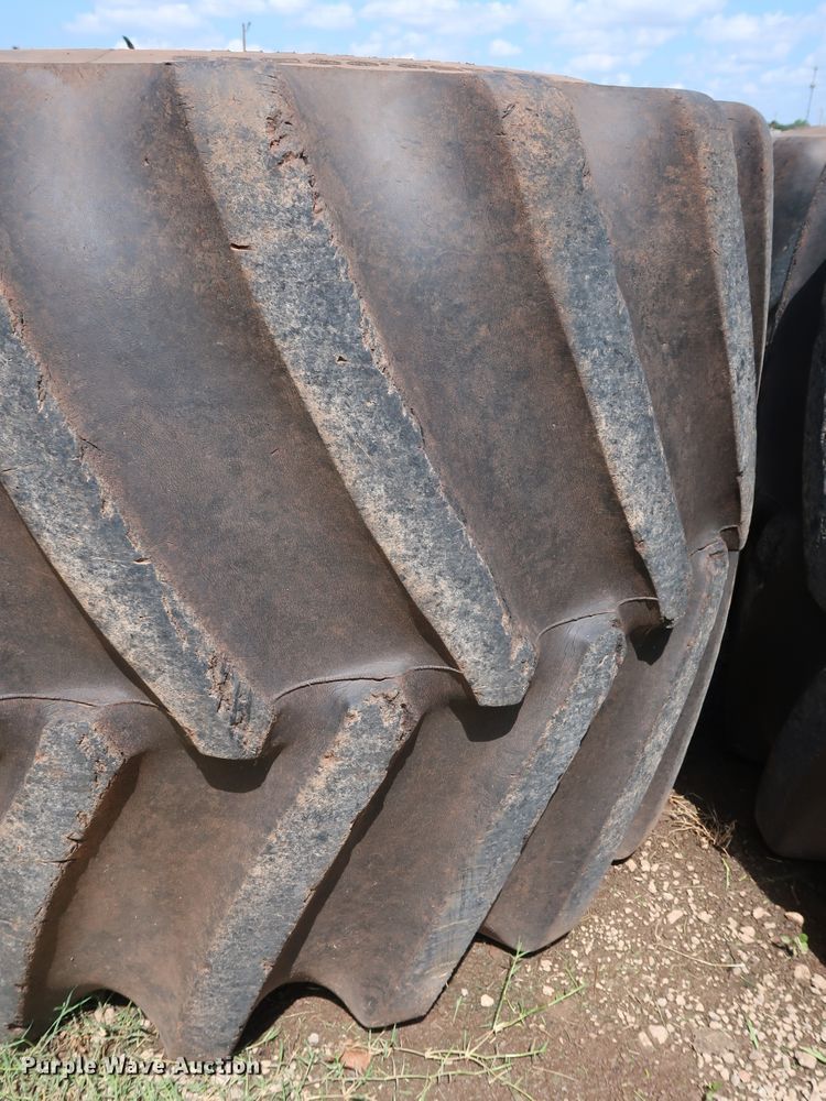 image for item DG4135 (4) Firestone Flotation 23DT 1250/45B32 tires and wheels