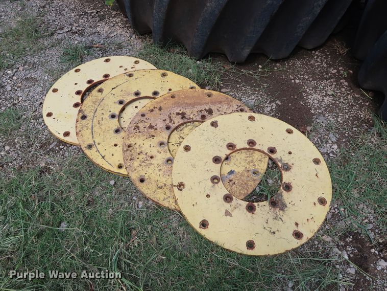 image for item DG4135 (4) Firestone Flotation 23DT 1250/45B32 tires and wheels