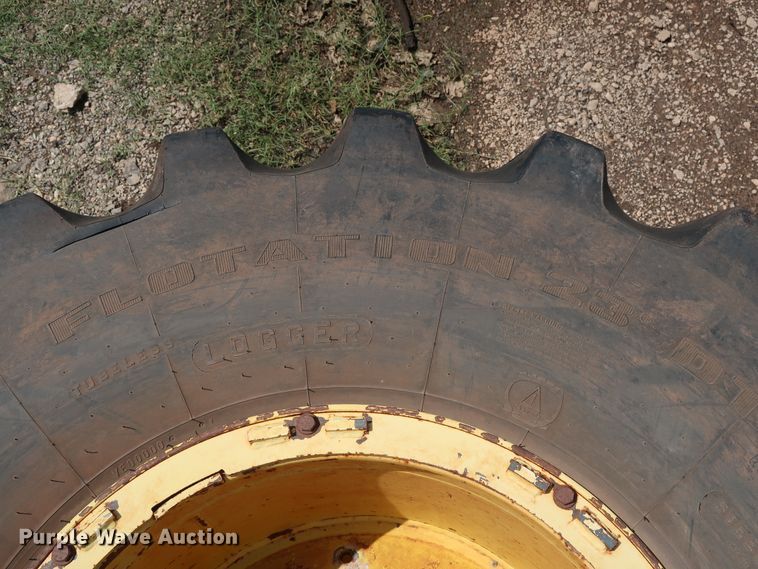 image for item DG4135 (4) Firestone Flotation 23DT 1250/45B32 tires and wheels