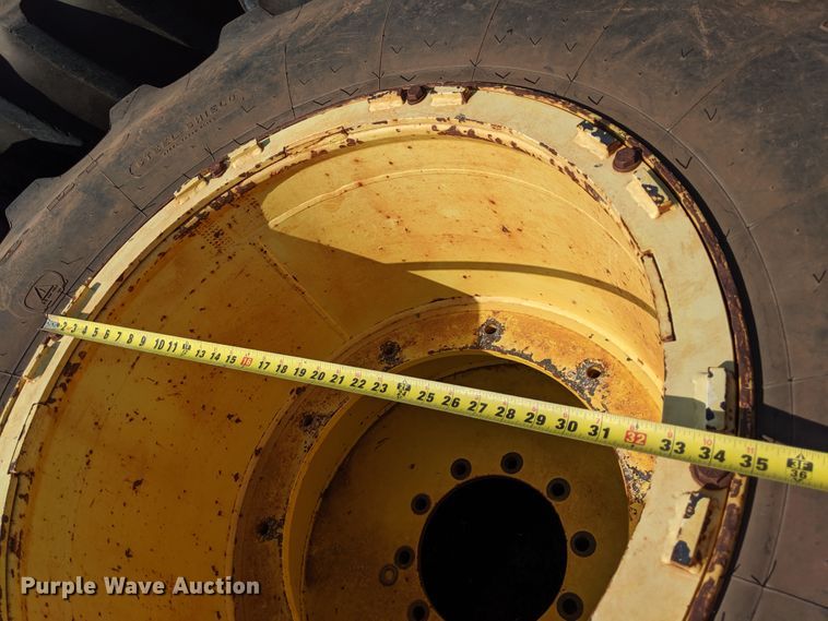 image for item DG4135 (4) Firestone Flotation 23DT 1250/45B32 tires and wheels