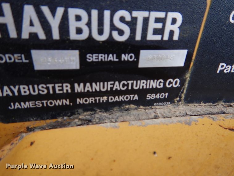 image for item DH2566 HayBuster 256 Plus II bale processor