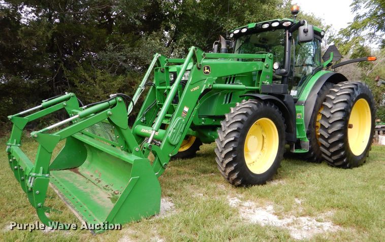 image for item DH2567 2013 John Deere 6210R MFWD tractor