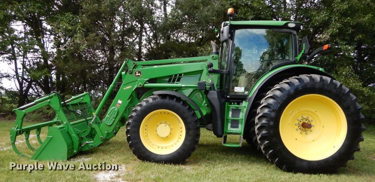 image for item DH2567 2013 John Deere 6210R MFWD tractor