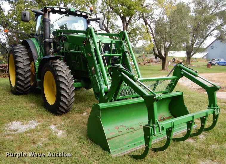 image for item DH2567 2013 John Deere 6210R MFWD tractor