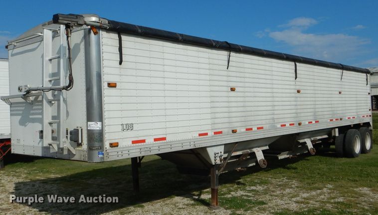 image for item DH6130 2004 Timpte double hopper bottom grain trailer