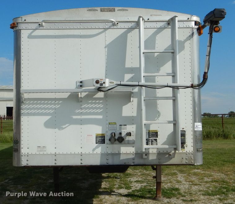 image for item DH6130 2004 Timpte double hopper bottom grain trailer