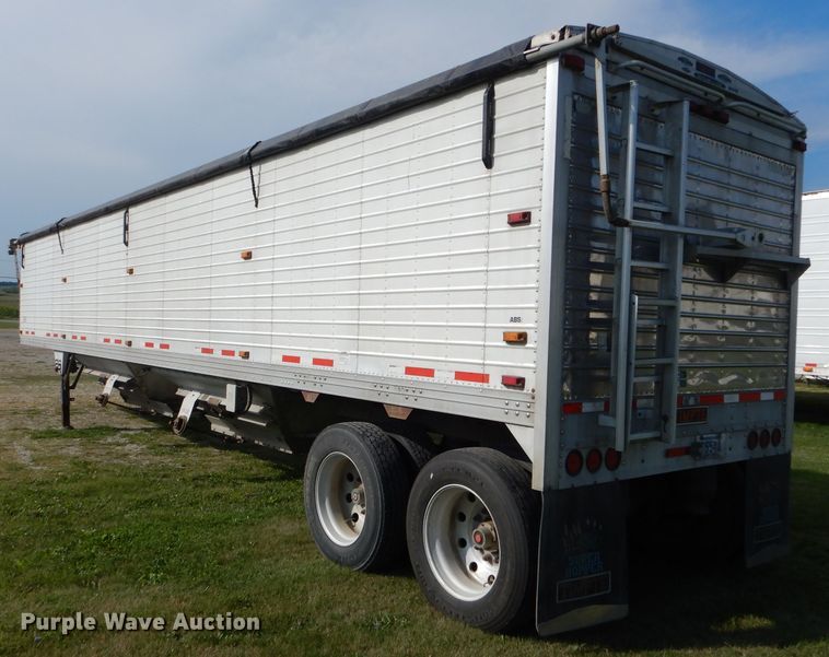 image for item DH6130 2004 Timpte double hopper bottom grain trailer