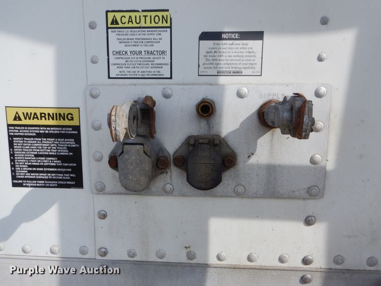 image for item DH6130 2004 Timpte double hopper bottom grain trailer