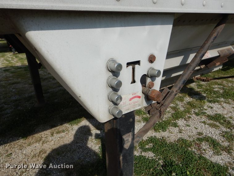 image for item DH6130 2004 Timpte double hopper bottom grain trailer