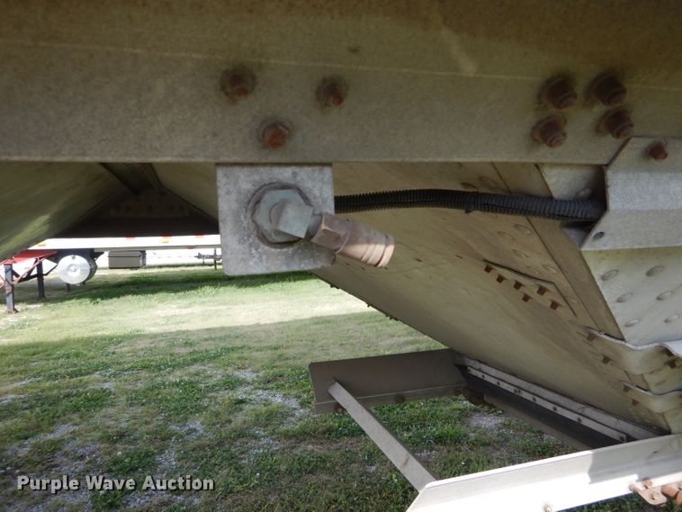 image for item DH6130 2004 Timpte double hopper bottom grain trailer