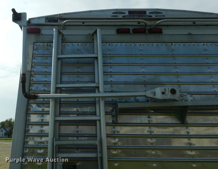 image for item DH6130 2004 Timpte double hopper bottom grain trailer