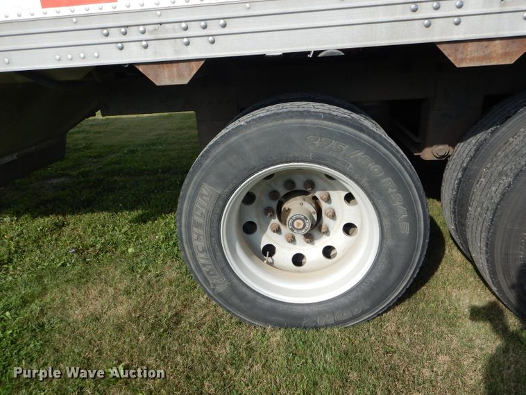 image for item DH6130 2004 Timpte double hopper bottom grain trailer