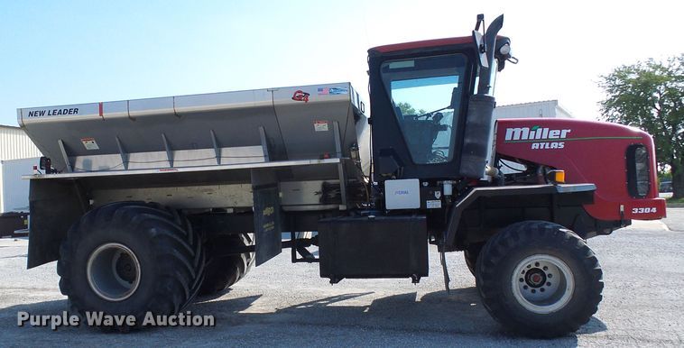 image for item DI0625 2007 Miller Atlas 3304 applicator with New Leader L3220G4 dry spreader bed