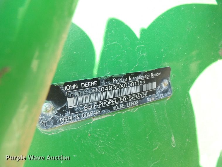 image for item DI0627 2010 John Deere 4930 applicator with New Leader L3030G4 dry spreader bed