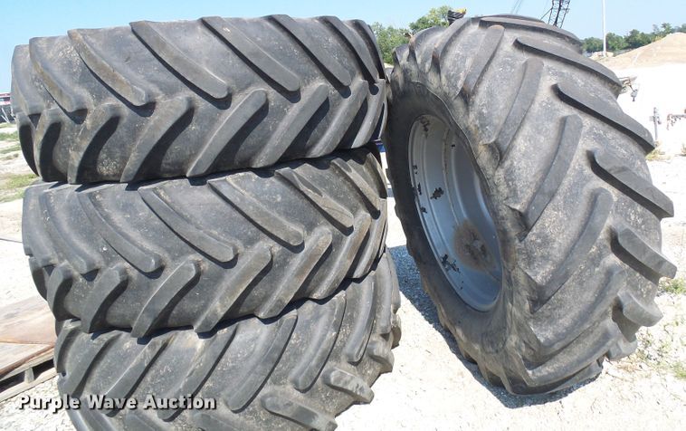 image for item DI0632 (4) Michelin 650/65R38 tires and wheels